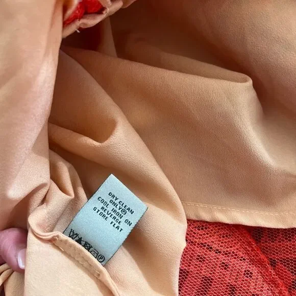 Thurley Halley's Comet Fit-&-Flare Dress Red Orange Mandarin - Picture 7 of 10